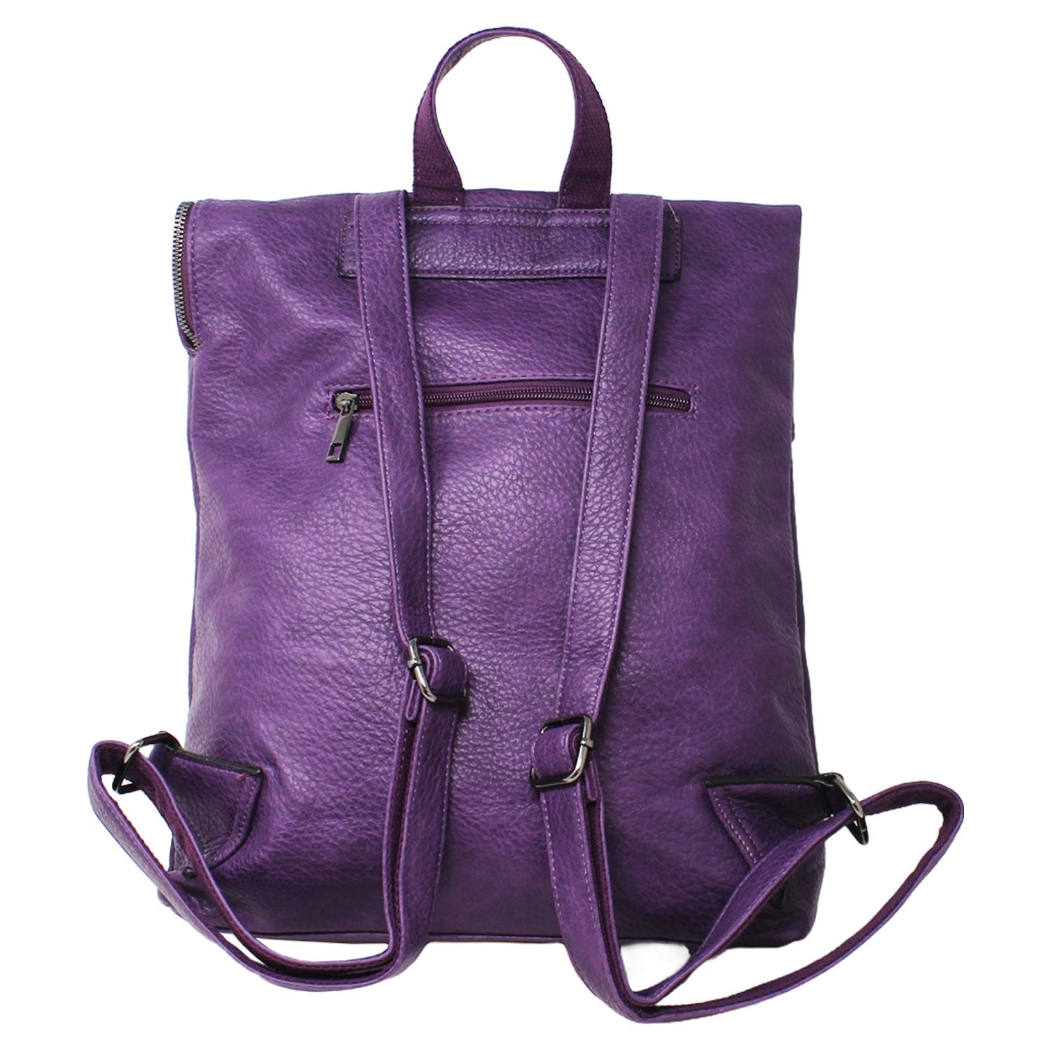 Secure Fold Over Anti Theft Backpack Unisex Rucksack Ideal for Work and Leisure - Picture 28 of 31