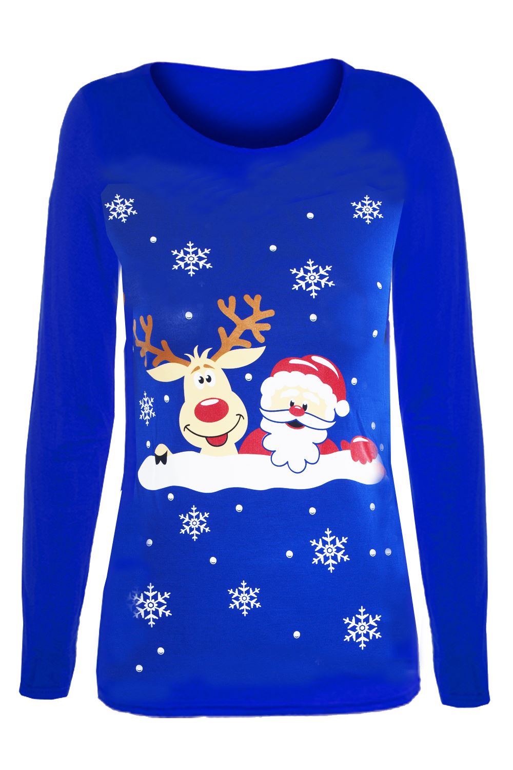 Womens Christmas T Shirt Ladies Xmas Tree Bell Present Gift Snowman Reindeer Top - Picture 84 of 84