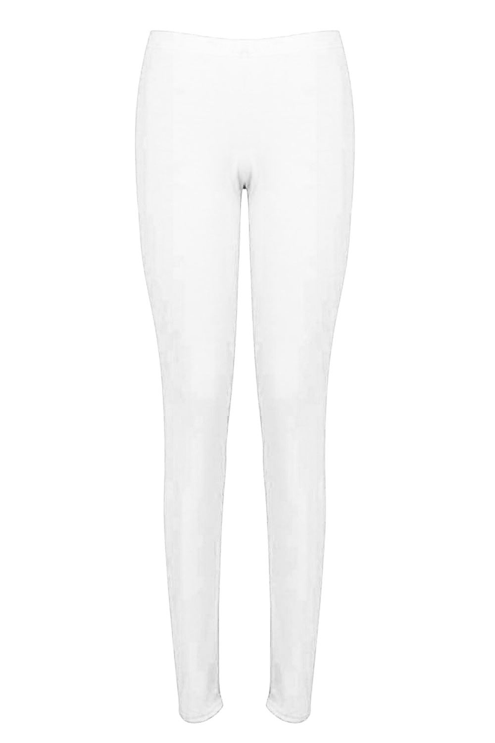 Womens Ladies Plain Basic Full Ankle Length Stretch Jeggings Leggings Trousers - Picture 193 of 196