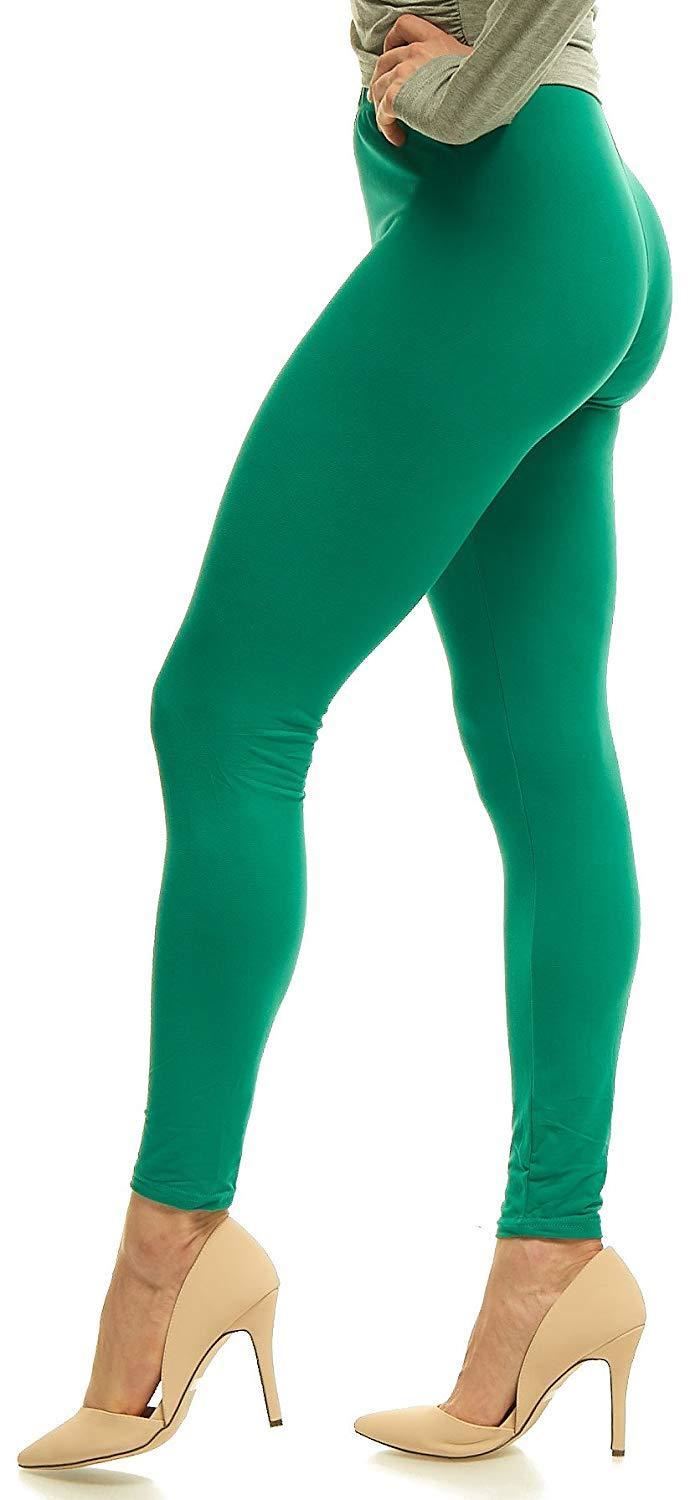 Womens Ladies Plain Basic Full Ankle Length Stretch Jeggings Leggings Trousers - Picture 48 of 196