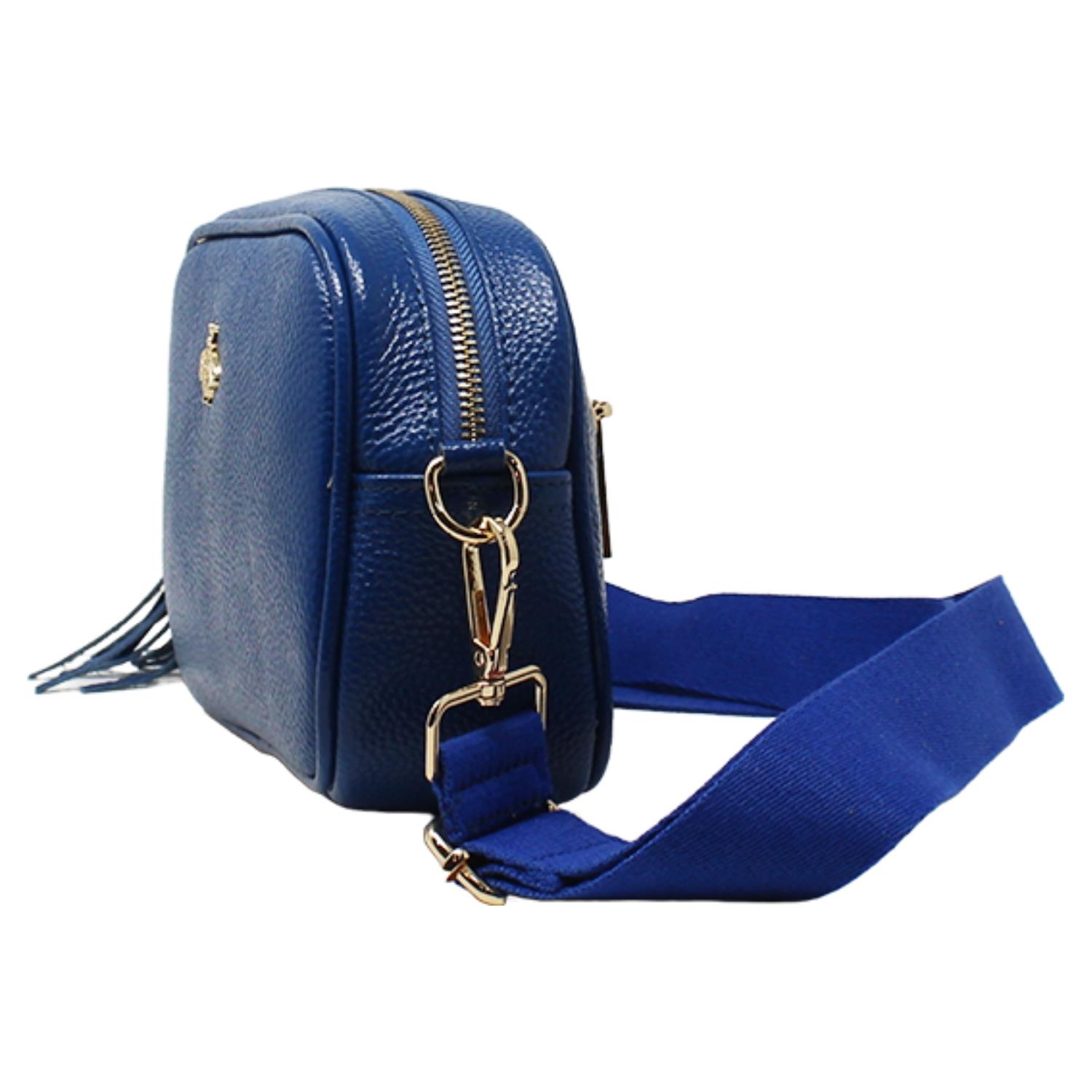 Real Leather Small Crossbody Bag Women Shoulder Handbag with Bee Decor - Picture 13 of 47