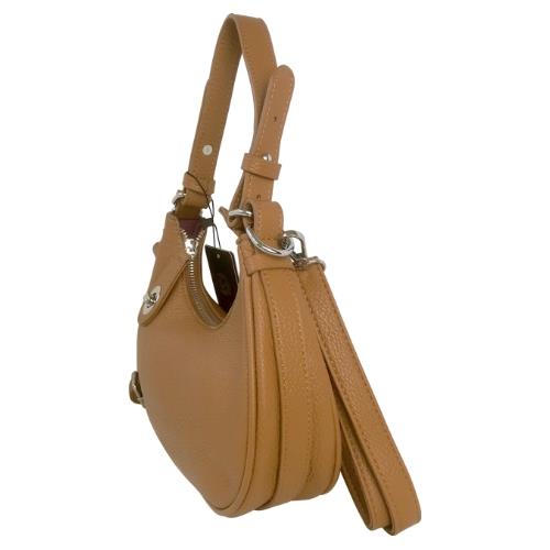 Turn-Lock Handle Ladies Shoulder Bag Faux Leather Tote Crossbody Purse Handbag - Picture 25 of 25