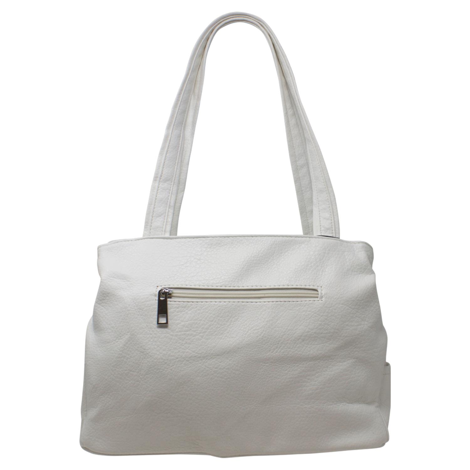 Ladies Shoulder Bag with Organised Pockets Multi Compartments Women Work Handbag - Picture 12 of 27
