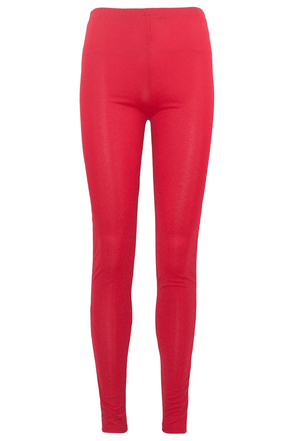 Ladies Womens Plain Basic Elasticated 