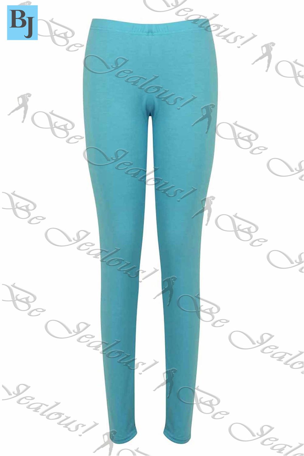 Womens Ladies Plain Basic Full Ankle Length Stretch Jeggings Leggings Trousers - Picture 150 of 196