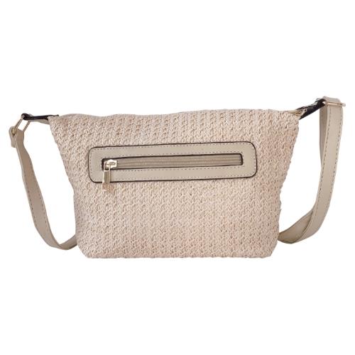 Ladies Boho Straw Crossbody Bag Lightweight Tote Woven Shoulder Purse Handbag - Picture 13 of 32