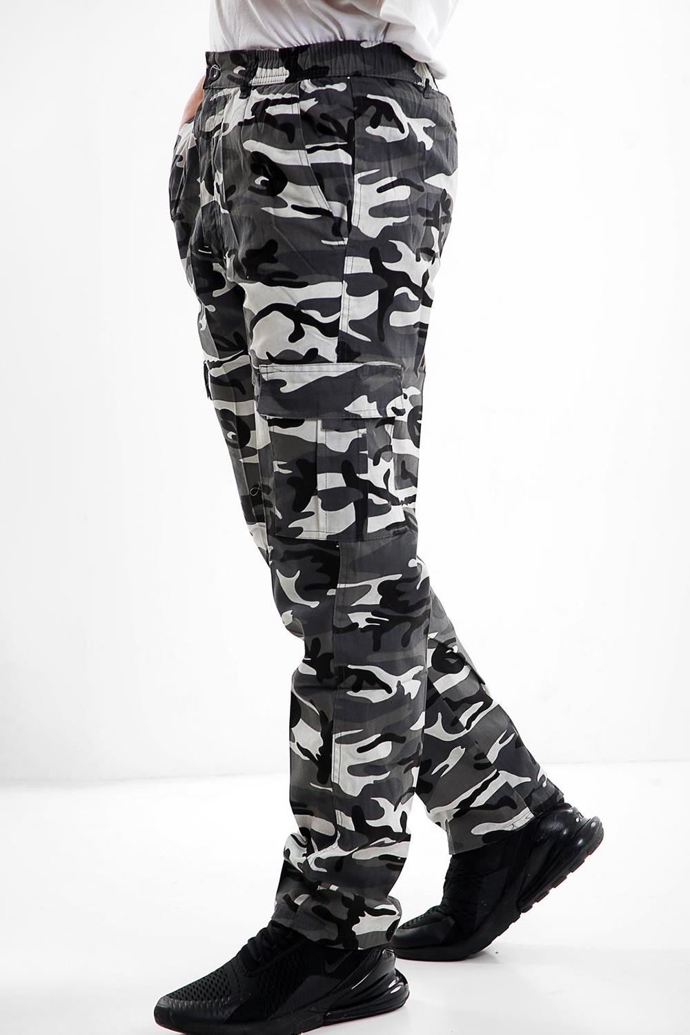 Mens Hutch Joggers Jogging Elasticated Waist Fleece Side Zip Pockets Gym Pants