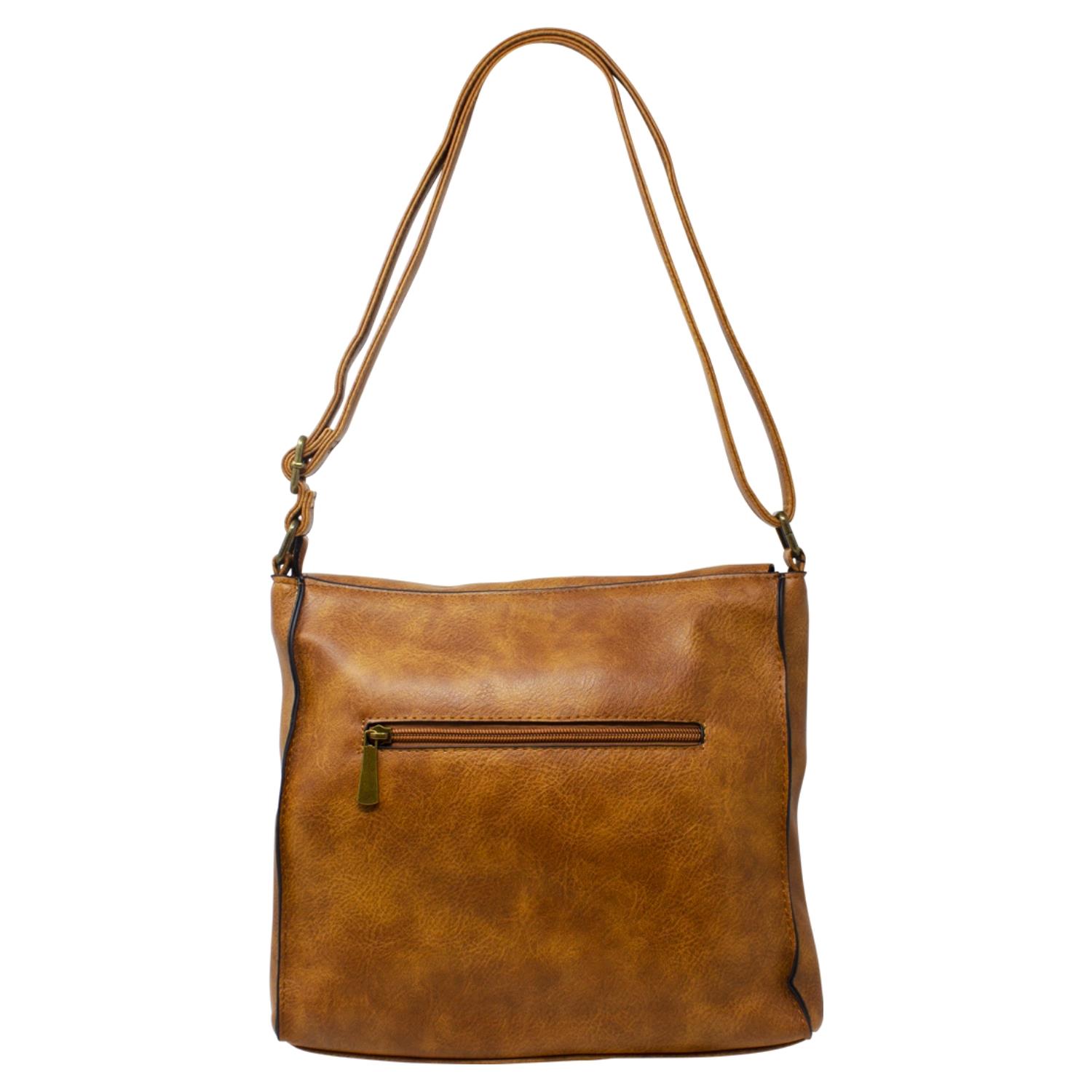 Unisex Adjustable Strap Crossbody Shoulder Bag Spacious Design Casual Handbag - Picture 36 of 56