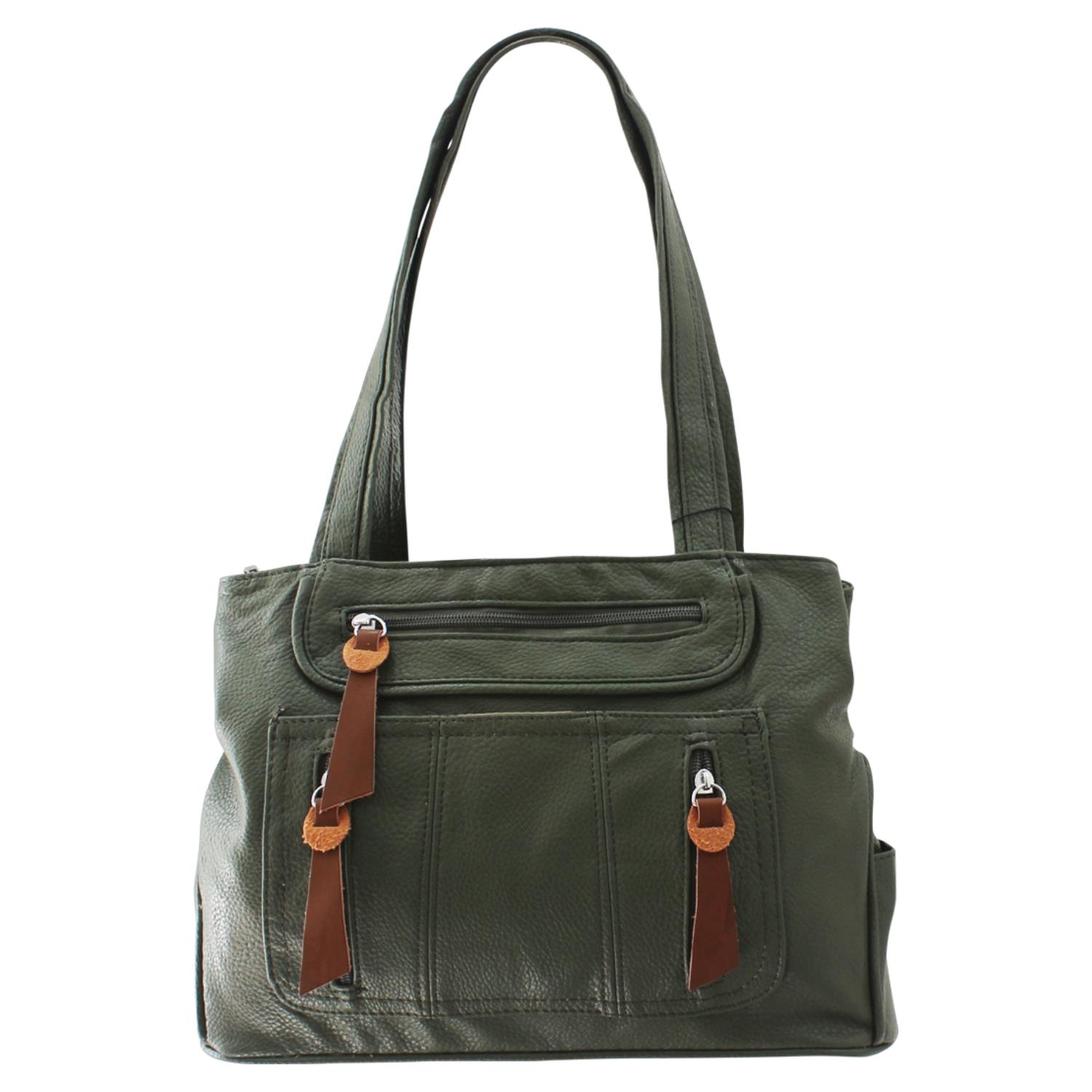 Ladies Shoulder Bag with Organised Pockets Multi Compartments Women Work Handbag - Picture 22 of 27