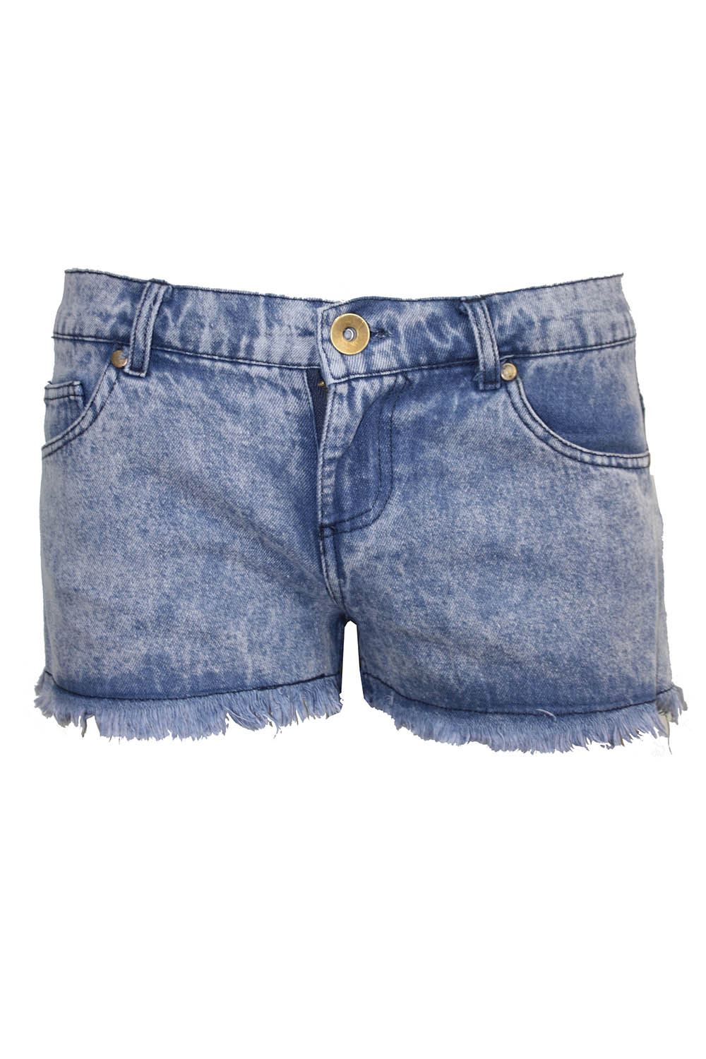 Womens Frayed Raw Edge Distressed Torn Ripped Denim Hot Ladies Pants Shorts Size
