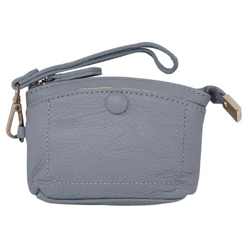 Stylish Wristlet Bag Ladies Small Handbag Faux Leather Womens Purse Zip Pocket - Picture 12 of 40