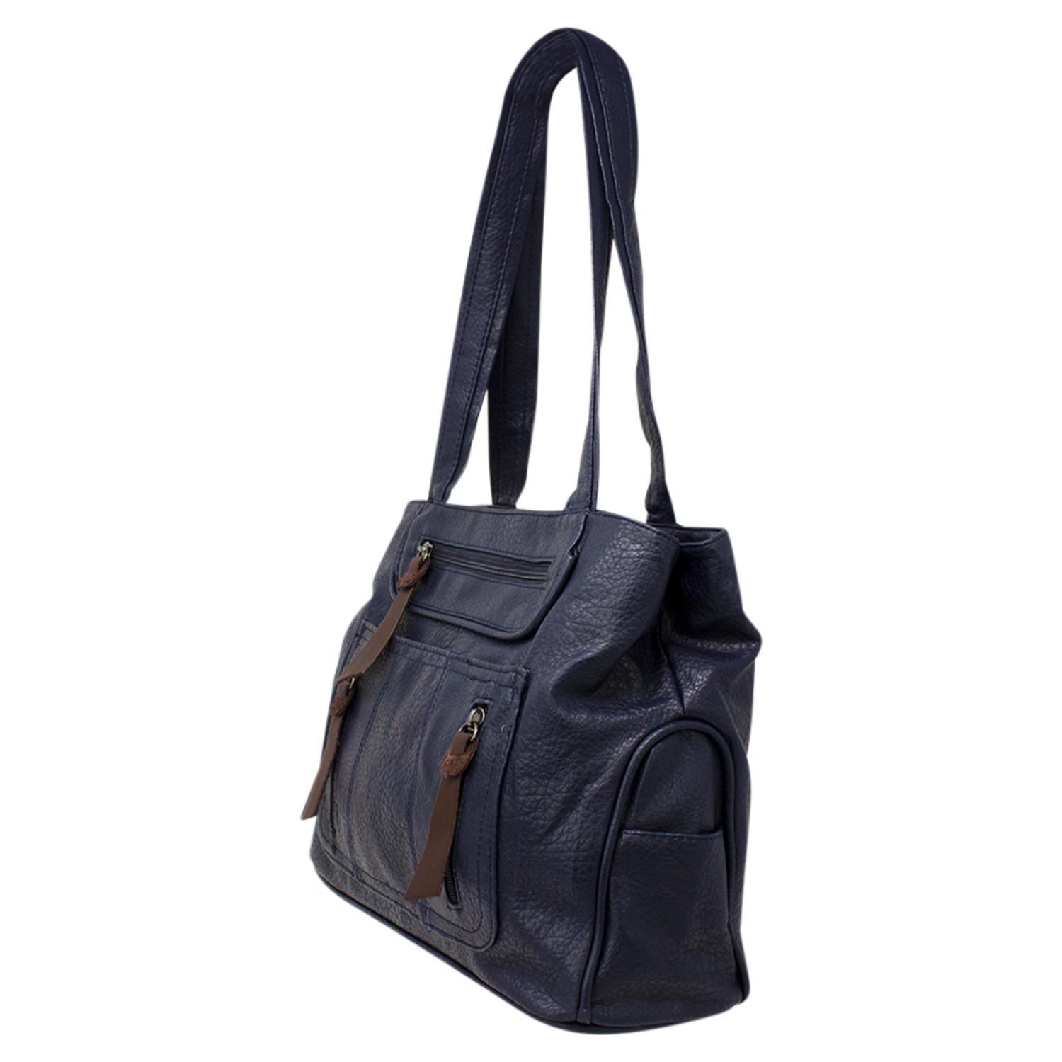 Ladies Shoulder Bag with Organised Pockets Multi Compartments Women Work Handbag - Picture 8 of 27
