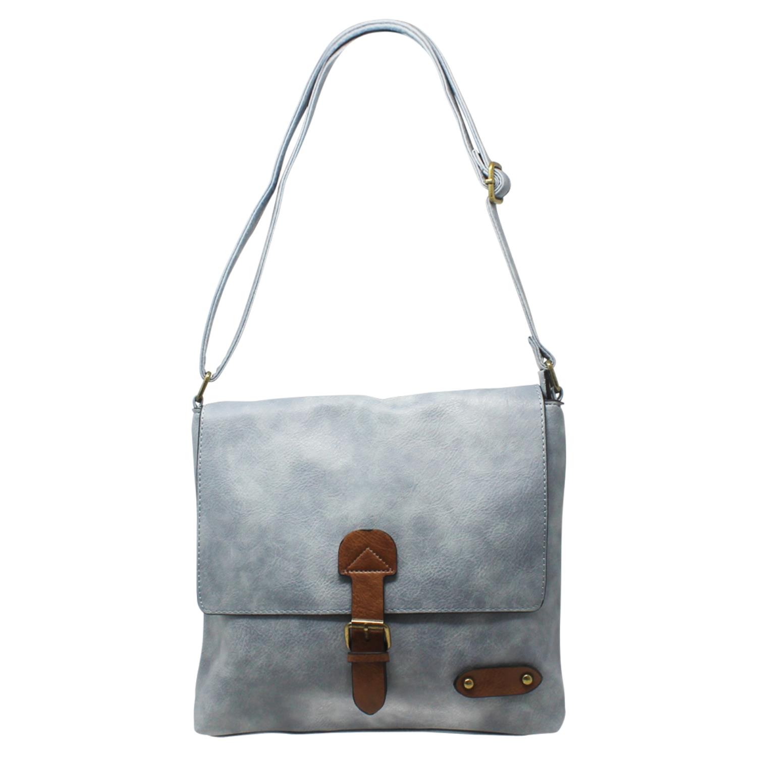 Unisex Adjustable Strap Crossbody Shoulder Bag Spacious Design Casual Handbag - Picture 51 of 56