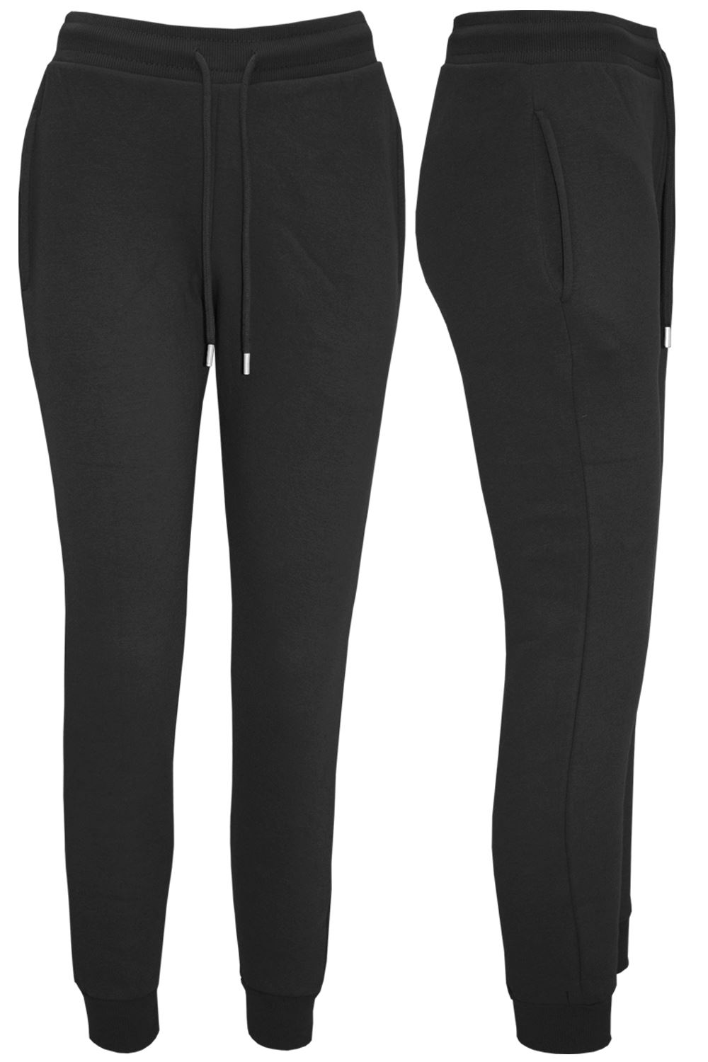 Damen Frauen Fleece Hose Slim Hose Gerippt Elastisch Hohe Taille Unterteil Hose - Bild 46 von 63