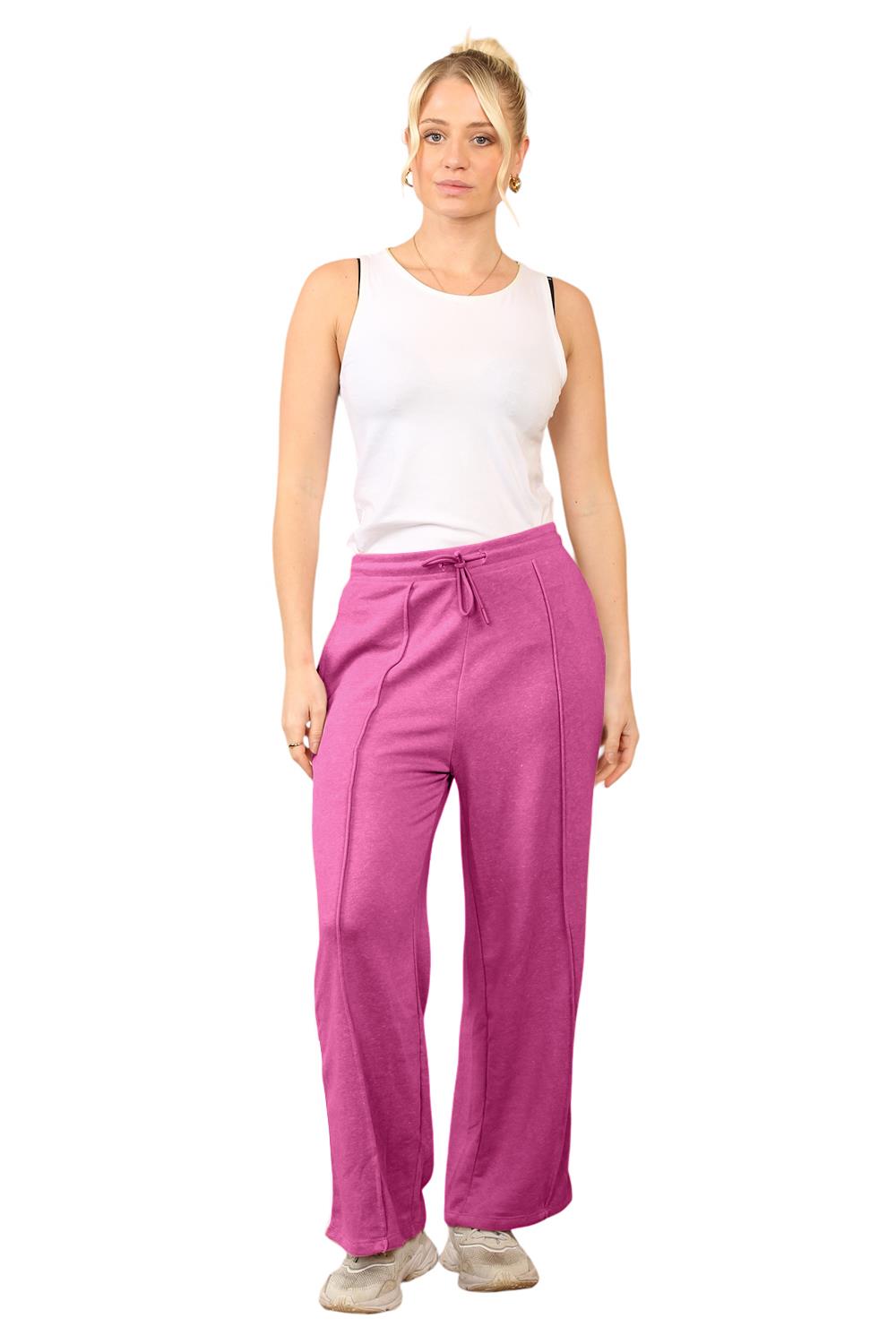 Damen Kordelzughose Loose Fit Hose Gummibund Stretchig Jogger - Bild 8 von 12