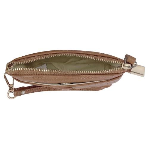 Stylish Wristlet Bag Ladies Small Handbag Faux Leather Womens Purse Zip Pocket - Picture 34 of 40