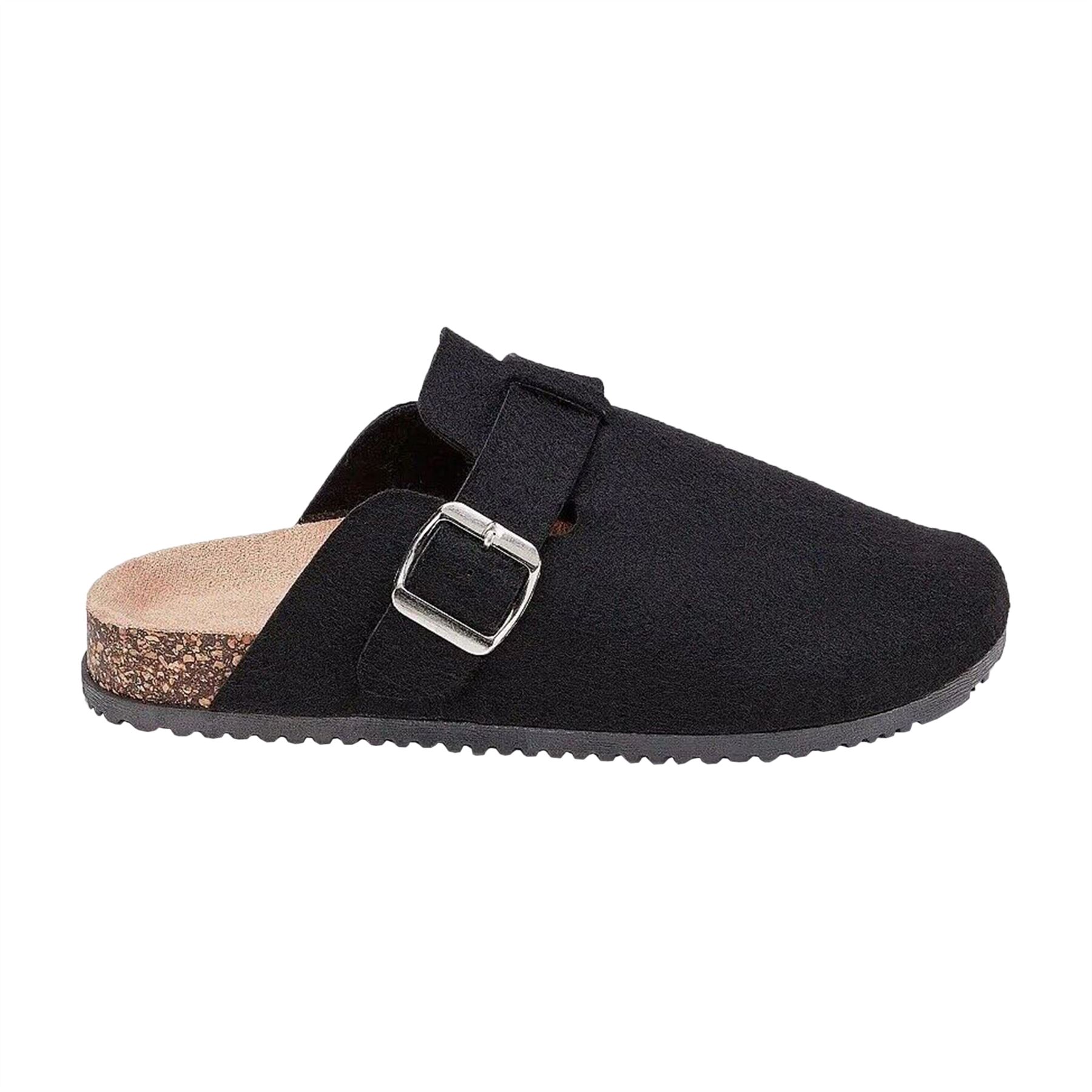 SAOLA Pantofole donna zoccolo mule feltro suola dura calda scarpe slider donna