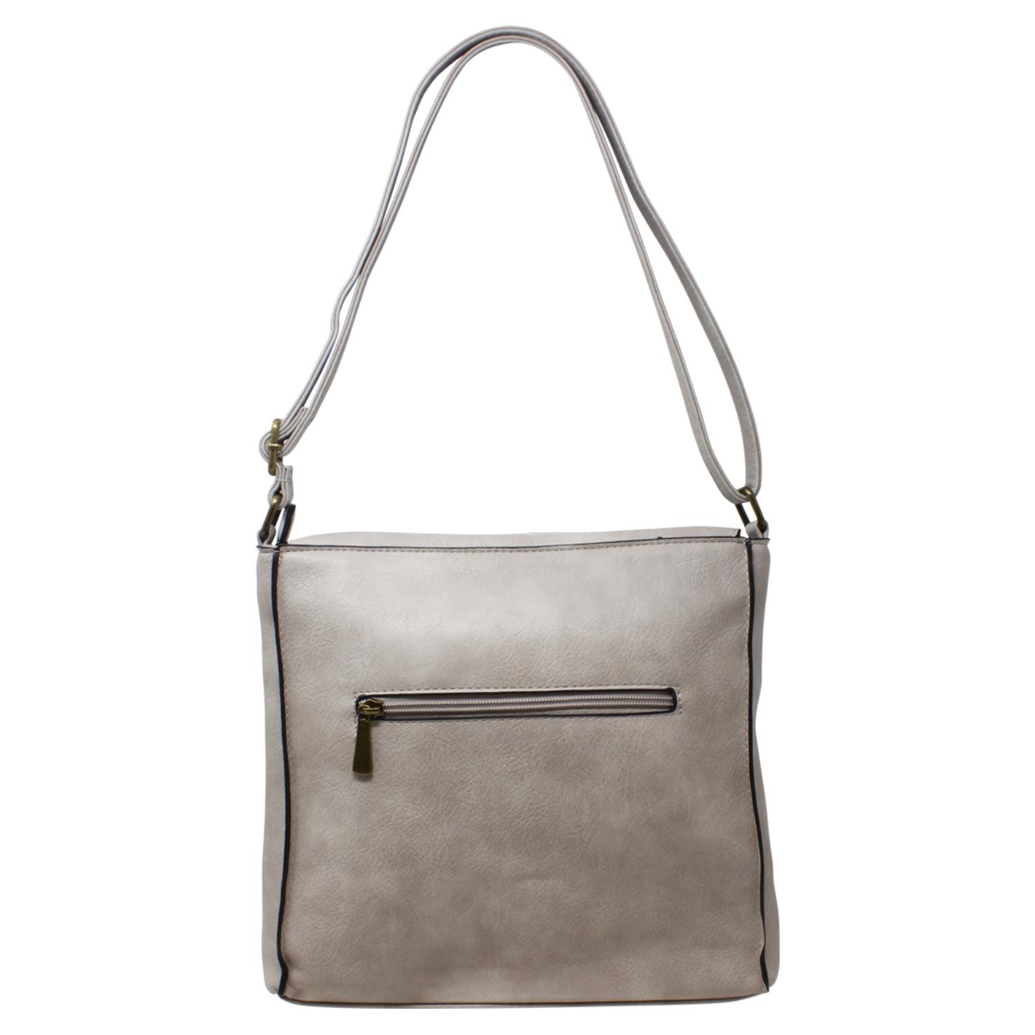 Unisex Adjustable Strap Crossbody Shoulder Bag Spacious Design Casual Handbag - Picture 39 of 56
