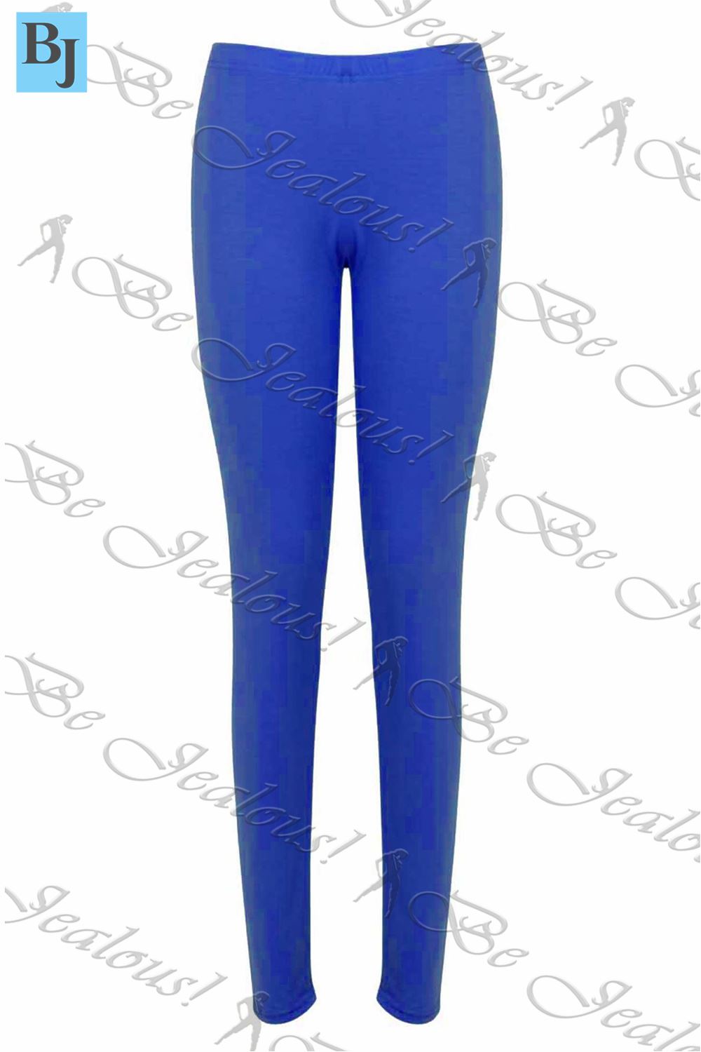 Womens Ladies Plain Basic Full Ankle Length Stretch Jeggings Leggings Trousers - Picture 43 of 196
