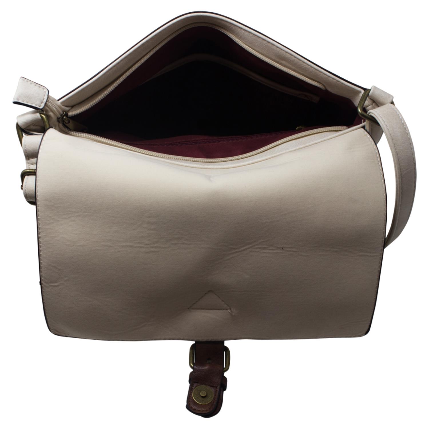 Unisex Adjustable Strap Crossbody Shoulder Bag Spacious Design Casual Handbag - Picture 5 of 56