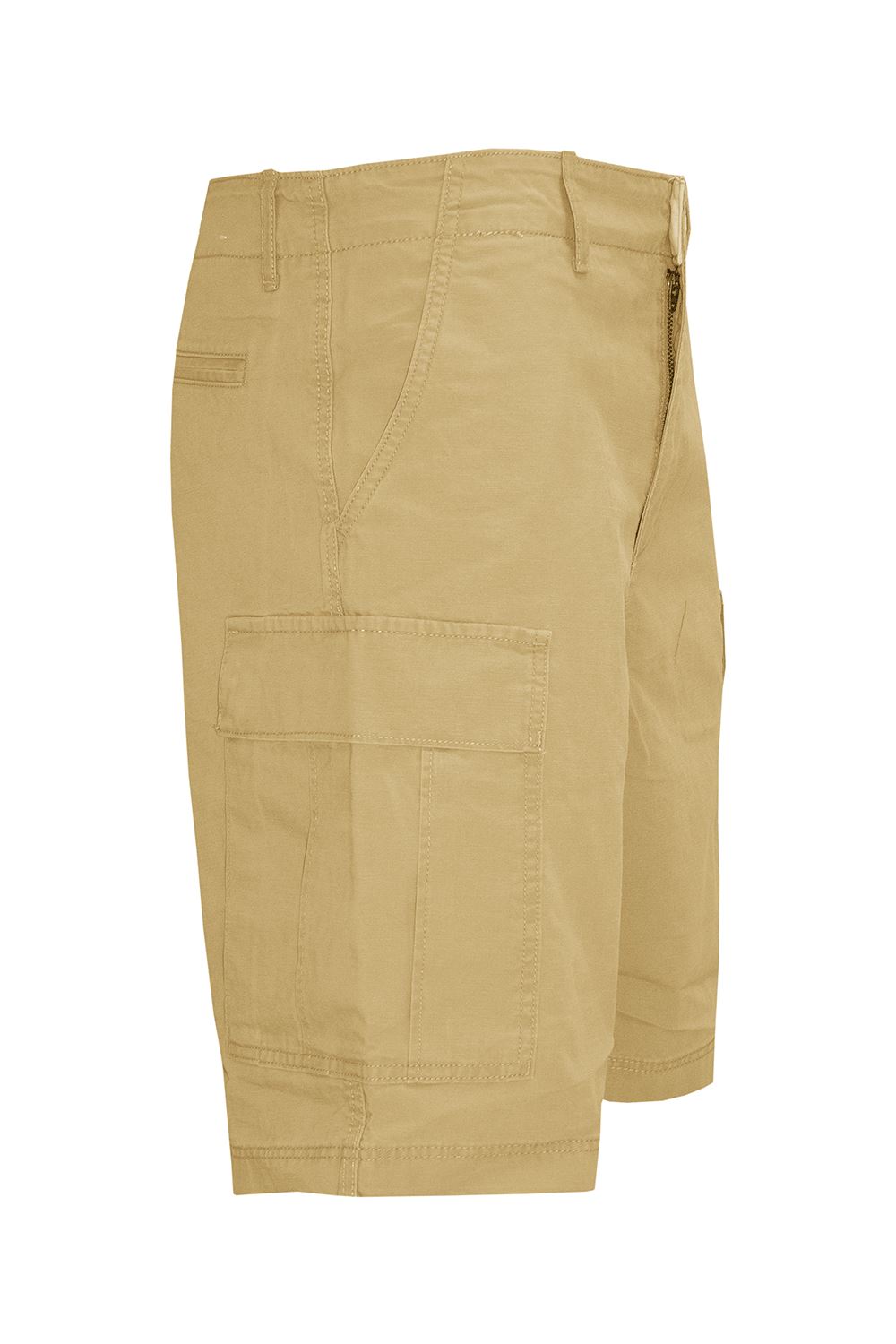 Mens 3//4 Cargo Plain Belted Zip Up Multi Pockets Combat Casual Trousers Shorts