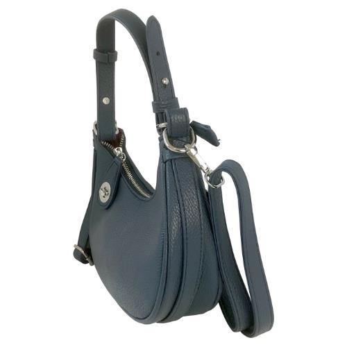 Turn-Lock Handle Ladies Shoulder Bag Faux Leather Tote Crossbody Purse Handbag - Picture 20 of 25
