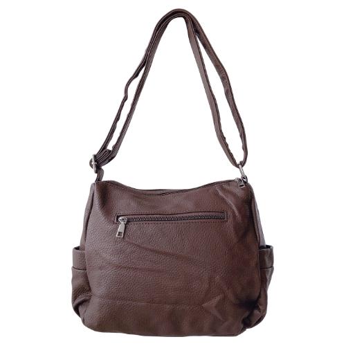 Womens Crossbody Handbag Ladies Quilted Shoulder Bag Multiple Zips Lightweight - Picture 14 of 28