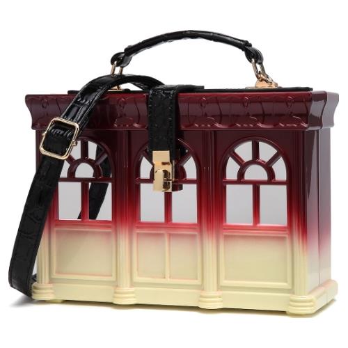 Creative Little Shop Window Hardshell Crossbody Grab Bag Purse for Women - Picture 31 of 42