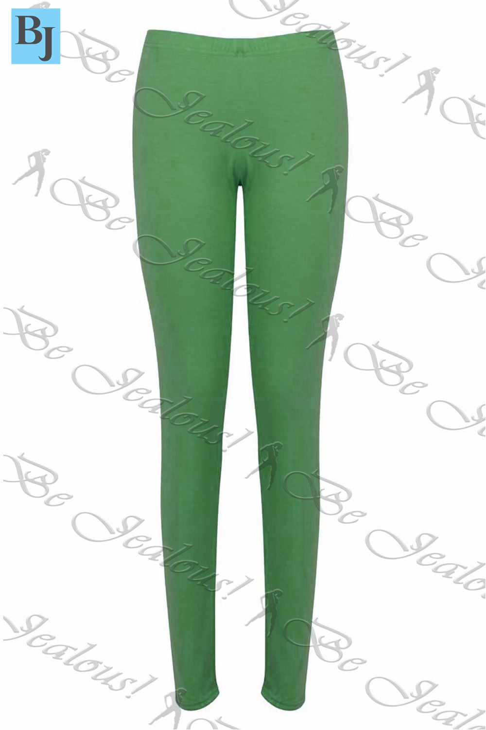 Womens Ladies Plain Basic Full Ankle Length Stretch Jeggings Leggings Trousers - Picture 49 of 196