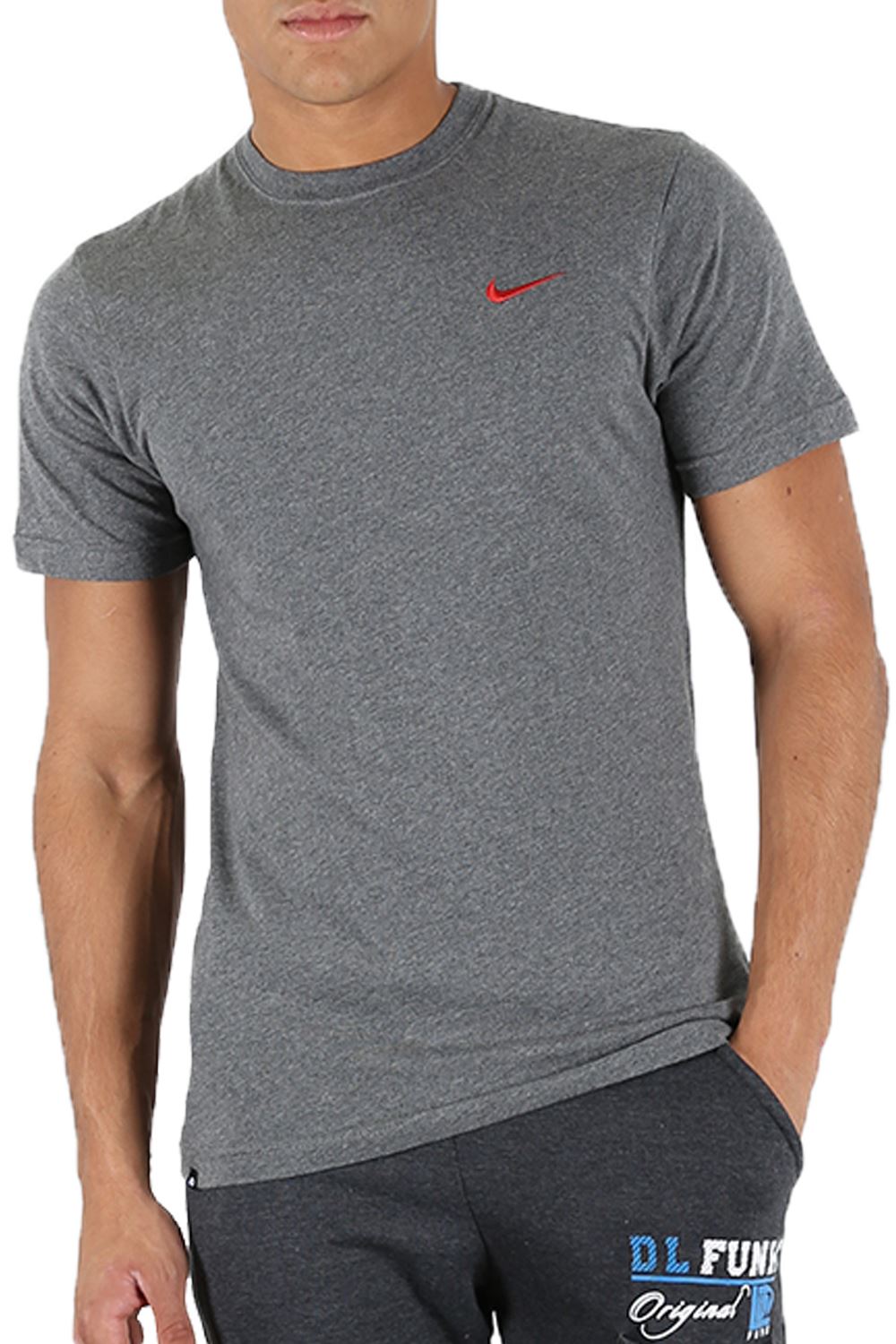 Nike Mens Cap Sleeve JUST DO IT Swoosh Gym Fitness Crew Neck Basic T