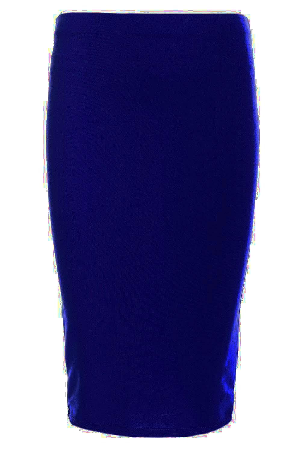 Ladies Women Jersey Stretchy Pencil Plain Elastic Office Bodycon Skirt Plus Size - Picture 63 of 64