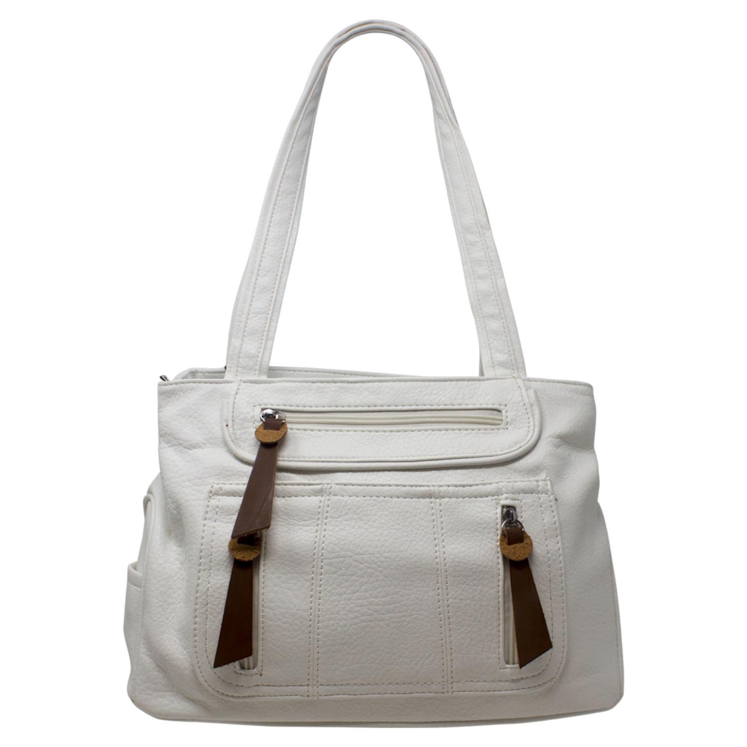 Ladies Shoulder Bag with Organised Pockets Multi Compartments Women Work Handbag - Picture 10 of 27