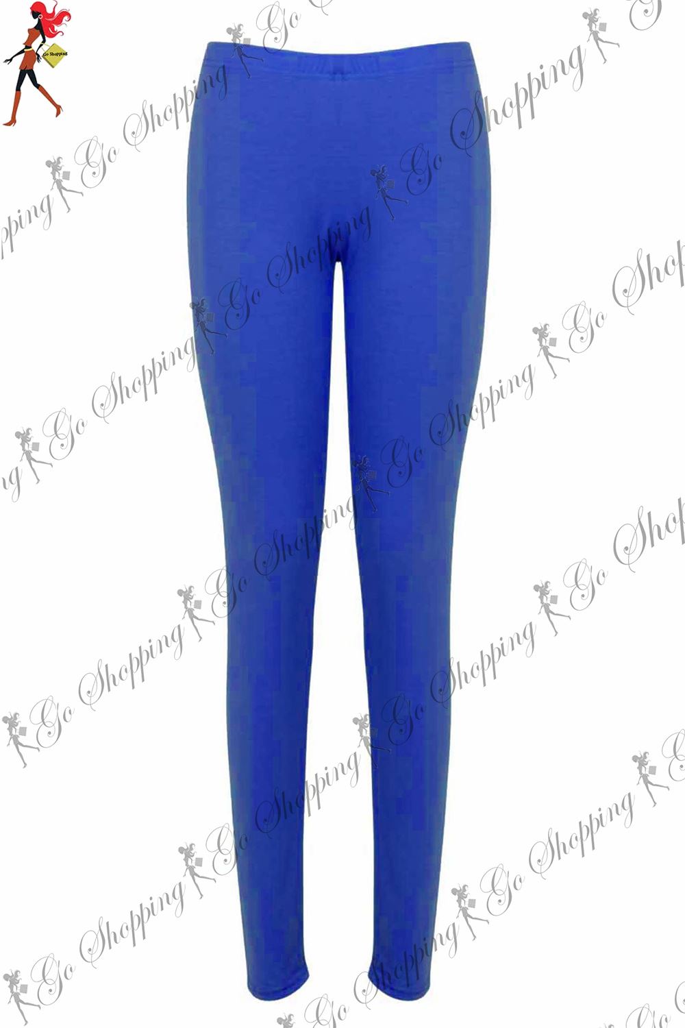 Womens Ladies Plain Basic Full Ankle Length Stretch Jeggings Leggings Trousers - Picture 37 of 196
