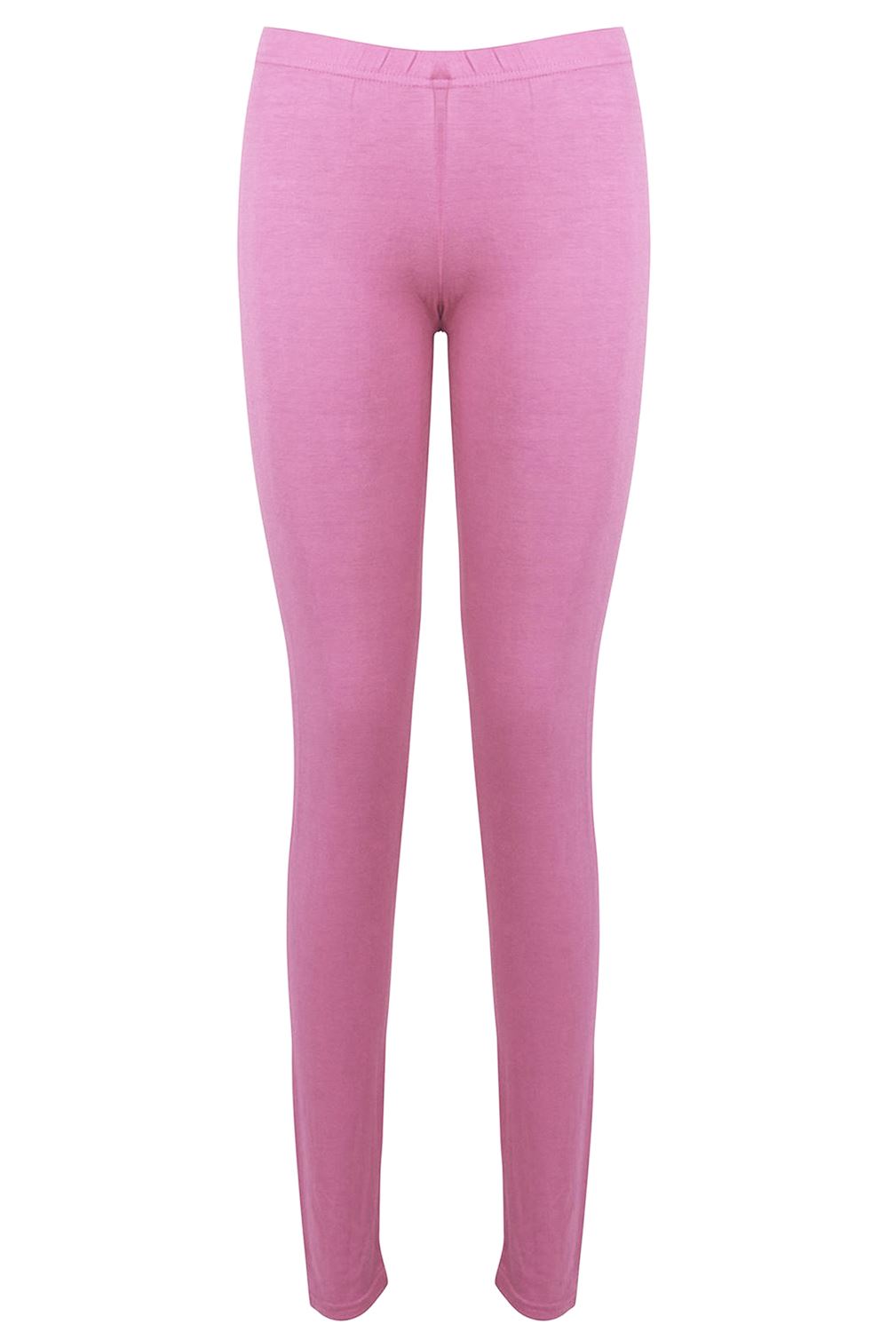 Womens Ladies Plain Basic Full Ankle Length Stretch Jeggings Leggings Trousers - Picture 187 of 196
