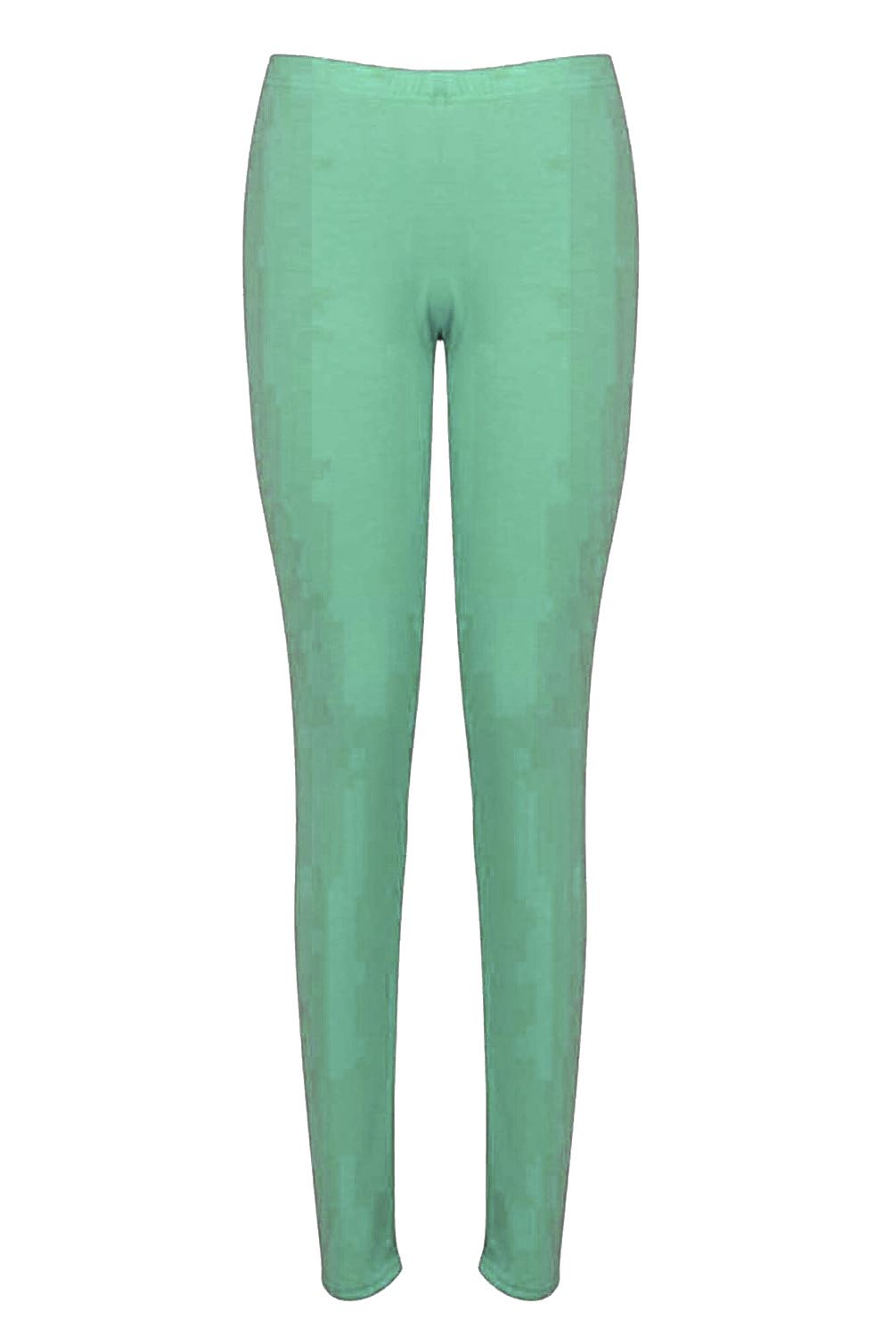 Womens Ladies Plain Basic Full Ankle Length Stretch Jeggings Leggings Trousers - Picture 169 of 196