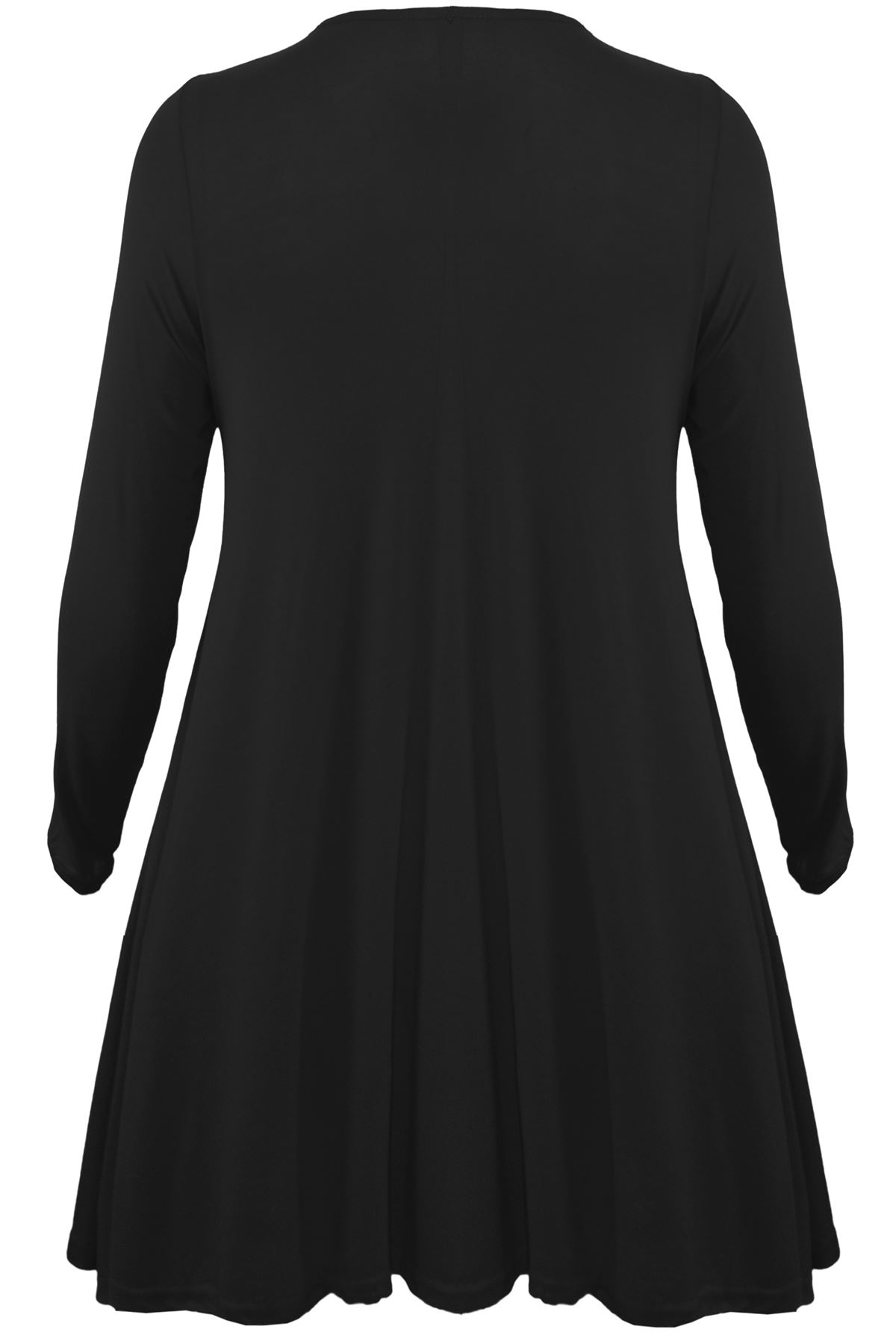 Mini Bodycon Ladies Lace Up Eyelet Flared Womens Plus Size V Neck Swing Dress - Picture 4 of 30