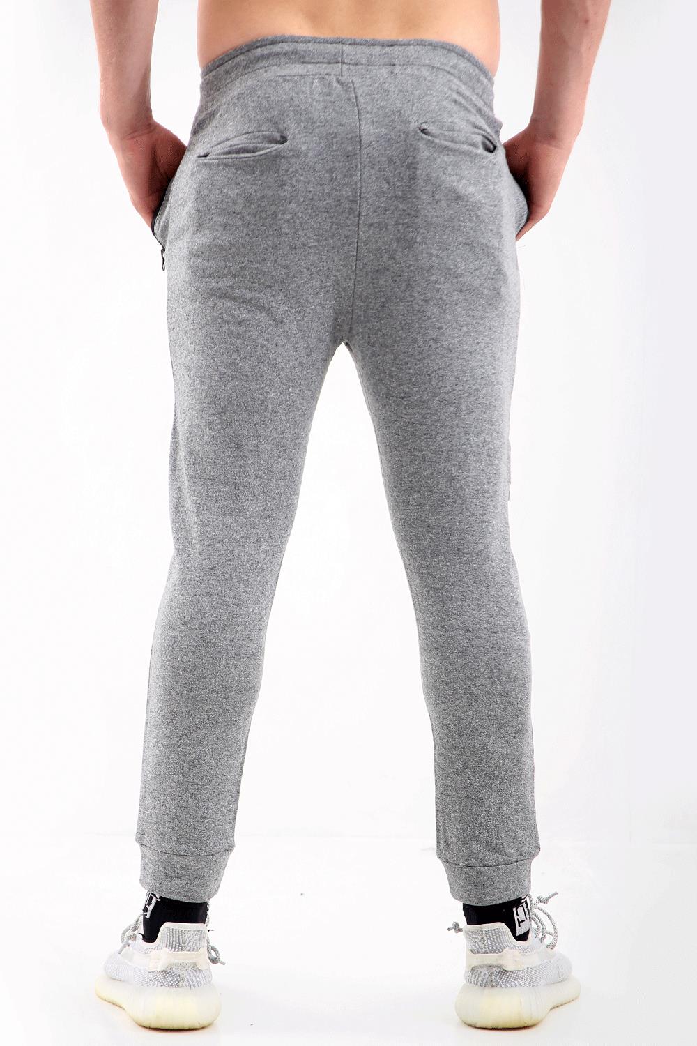 skinny joggers with zip pockets