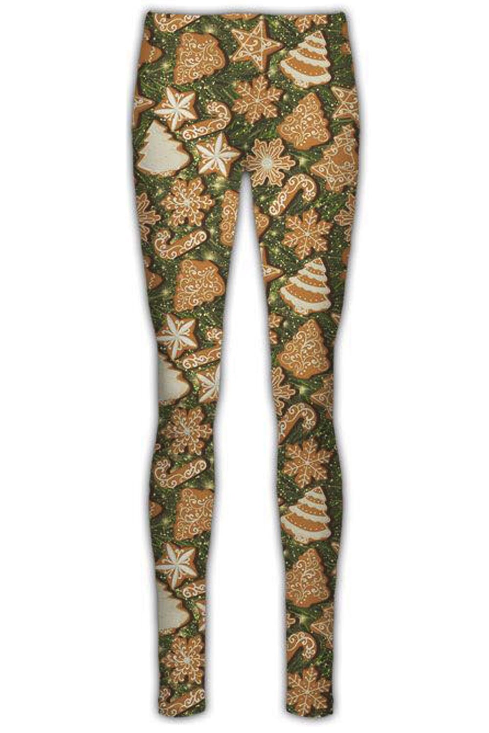 Ladies Womens Xmas Santa Reindeer Tartan Christmas Candy Stick Jeggings Leggings - Picture 13 of 40