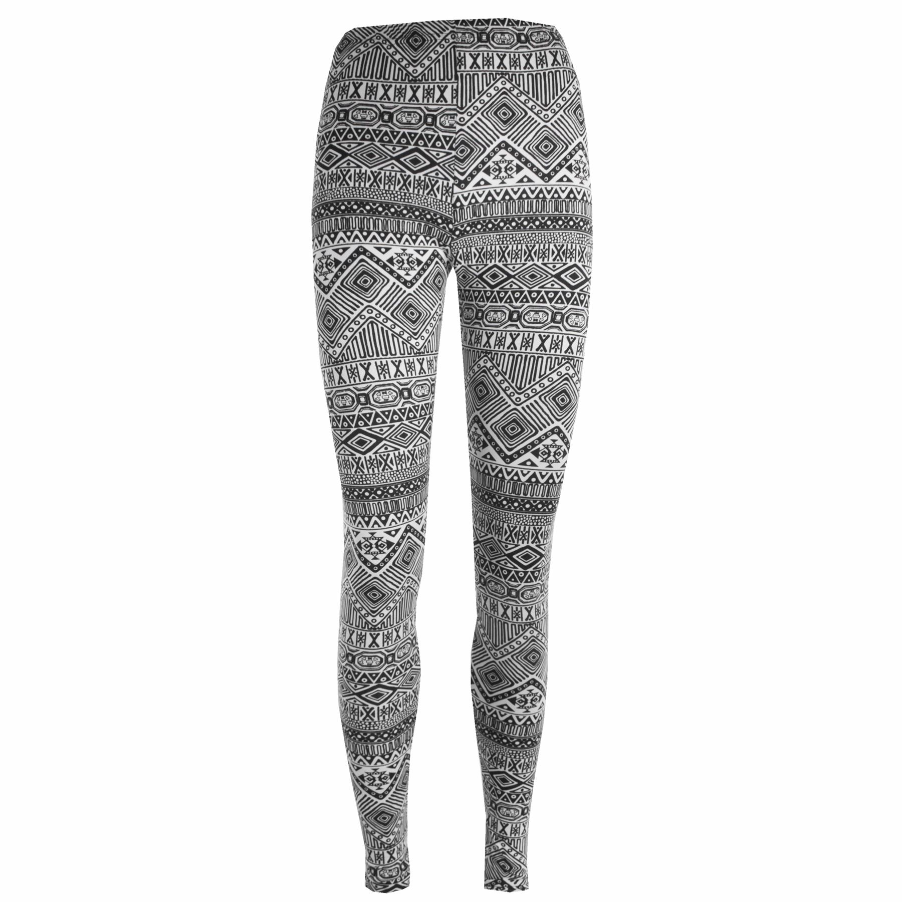 Printed jeggings for women Marika Women's Printed High-Waist Leggings (Size S) Pair these leggings with a solid-colored tunic top, cropped jacket, beanie, and platform boots to create a laid-back look for causal outings Groupon/5(86).