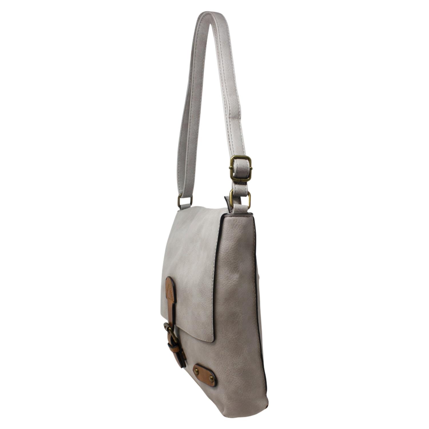 Unisex Adjustable Strap Crossbody Shoulder Bag Spacious Design Casual Handbag - Picture 40 of 56