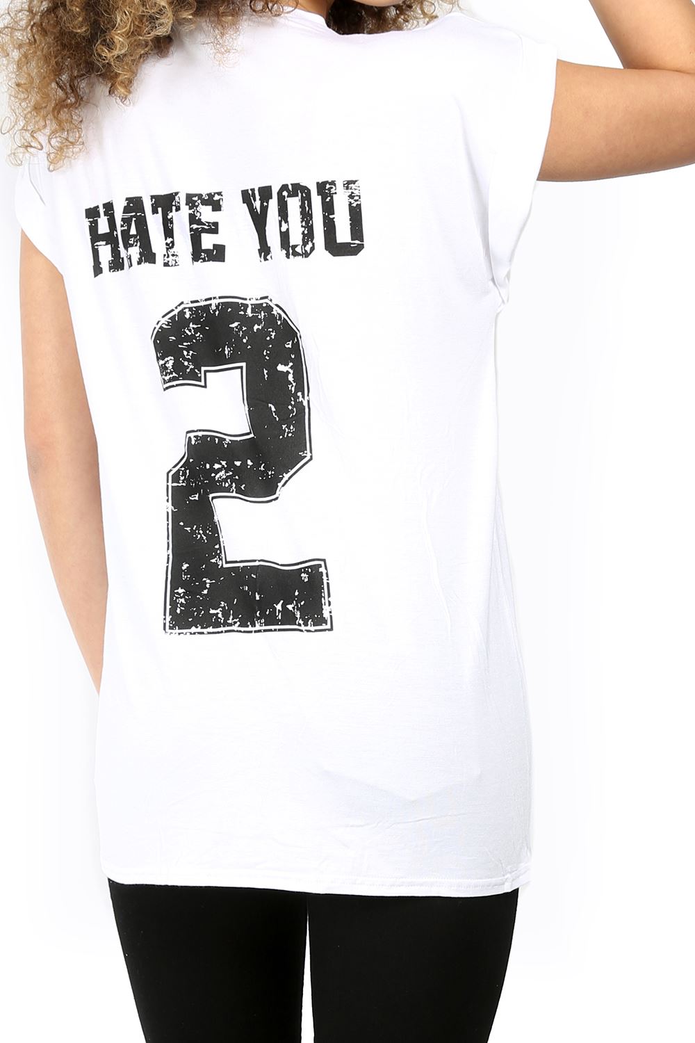 Damen Frauen Just Do It Later USA Varsity Oversize T-Shirt Übergröße Baggy Top - Bild 23 von 49