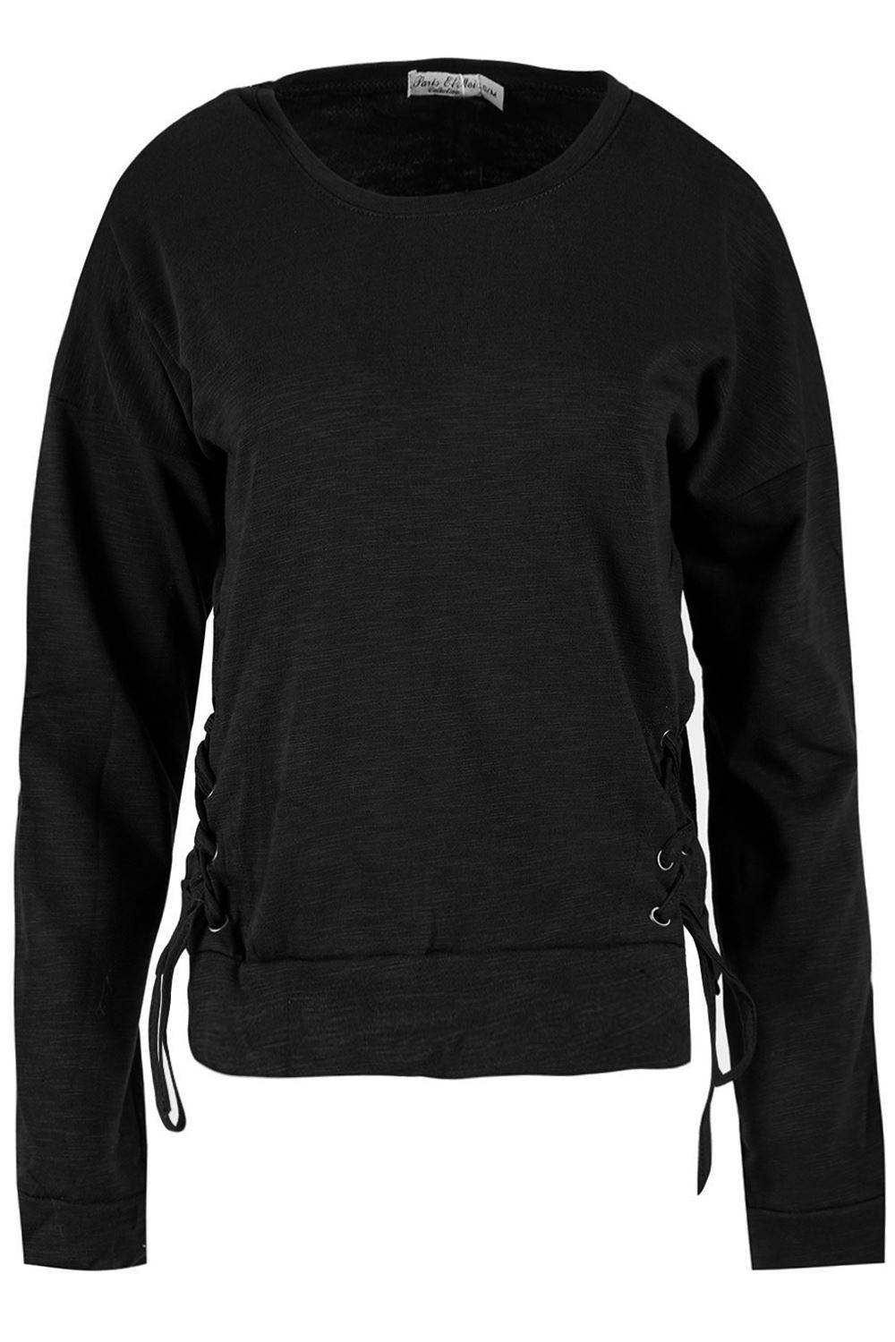 Womens Shoelace Knot Detail Fleece 