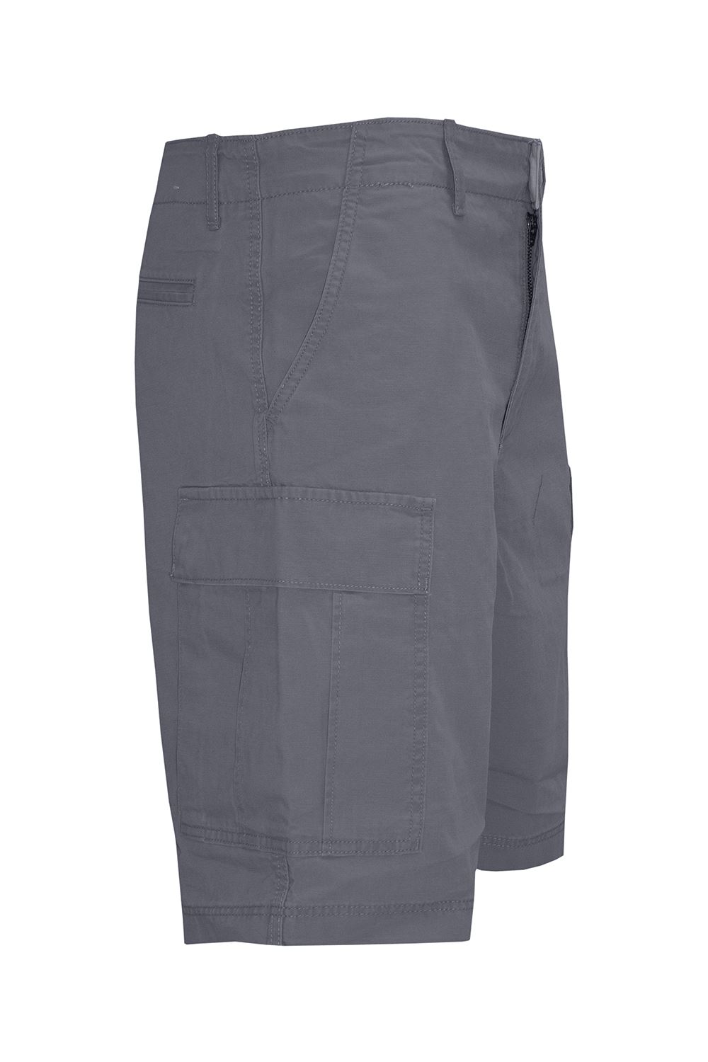 Mens 3//4 Cargo Plain Belted Zip Up Multi Pockets Combat Casual Trousers Shorts