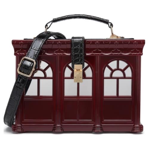 Creative Little Shop Window Hardshell Crossbody Grab Bag Purse for Women - Picture 19 of 42