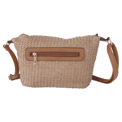 Ladies Boho Straw Crossbody Bag Lightweight Tote Woven Shoulder Purse Handbag - Picture 31 of 32