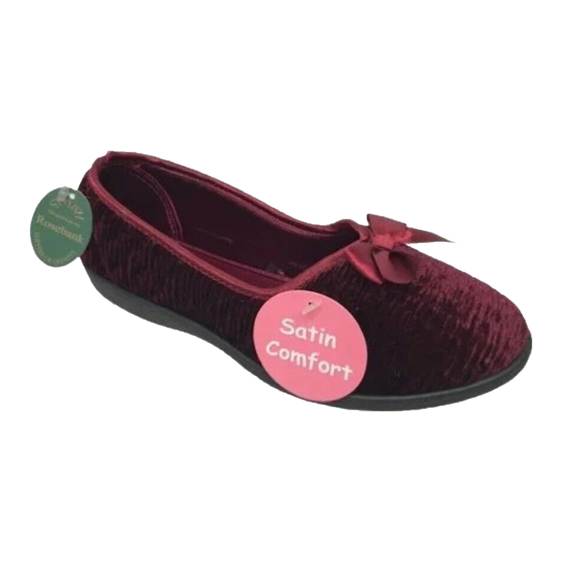 Womens Moccasin Ladies Hard Sole Indoor Outdoor Slippers Shoes Comfort New - Picture 6 of 13