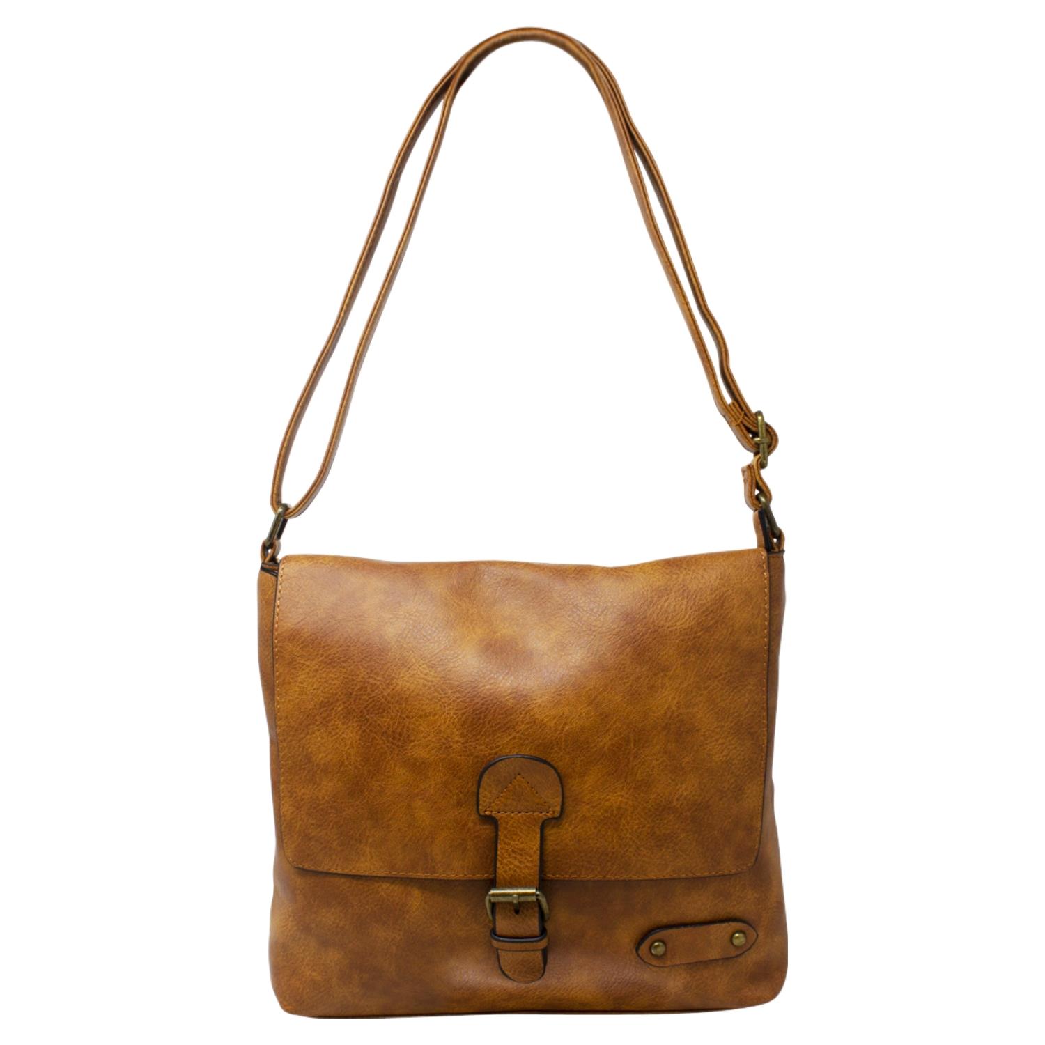 Unisex Adjustable Strap Crossbody Shoulder Bag Spacious Design Casual Handbag - Picture 35 of 56