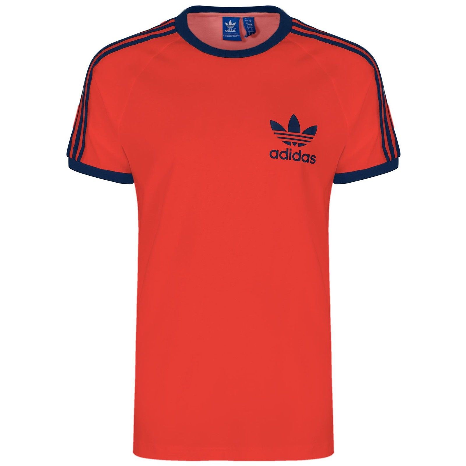 Adidas Men's Casual Original Trefoil California Crew Neck Short Sleeve T-Shirt | eBay