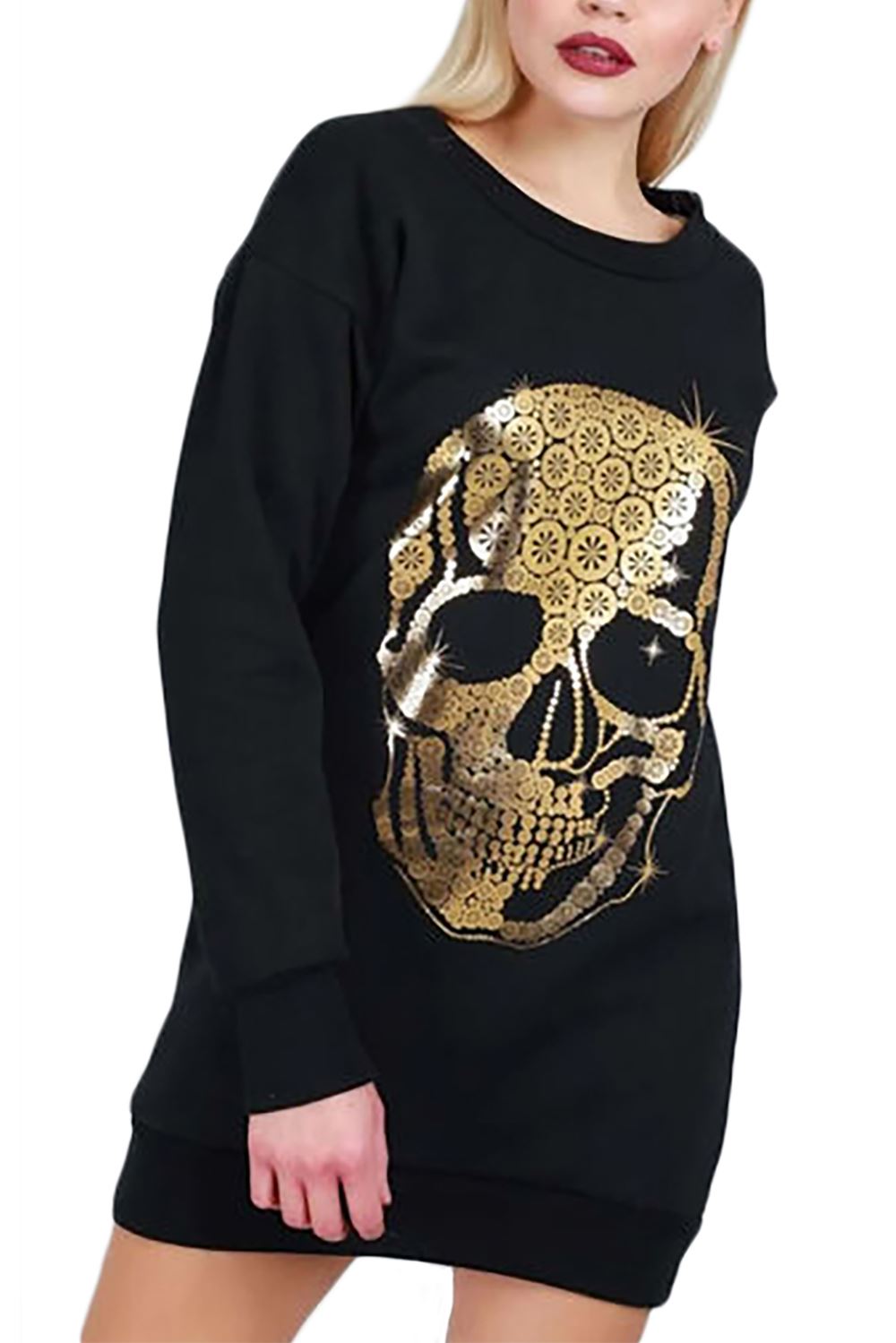 Ladies Womens Halloween Tulip Tunic 