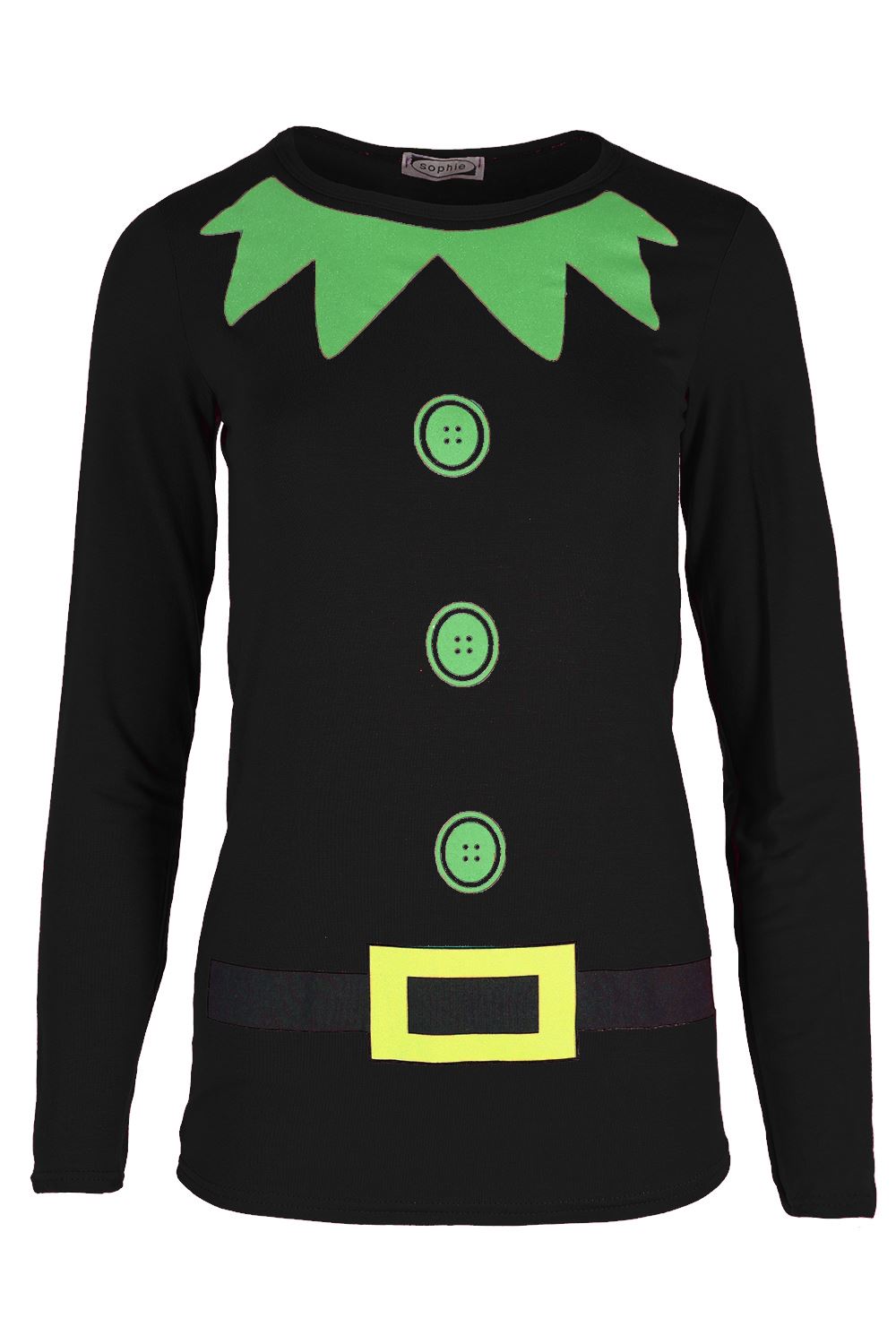Womens Christmas T Shirt Ladies Xmas Tree Bell Present Gift Snowman Reindeer Top - Picture 25 of 84